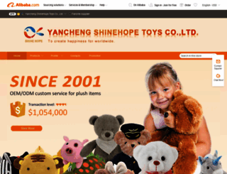 shinehopetoys.en.alibaba.com screenshot