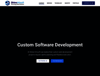 shineinfosoft.in screenshot