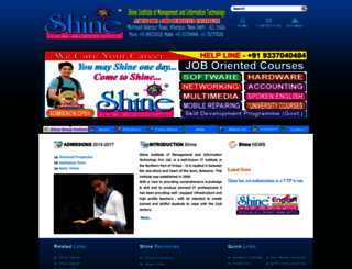 shineinstitute.org screenshot