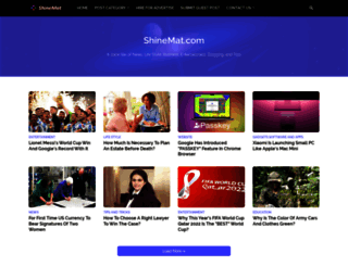 shinemat.com screenshot