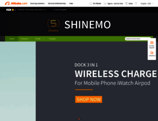 shinemo.en.alibaba.com screenshot