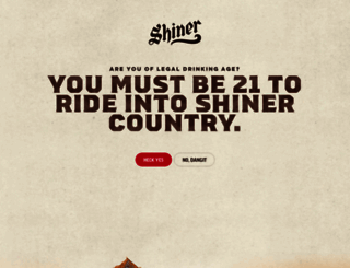 shiner.com screenshot