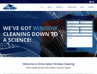 shineselectwindowcleaning.com screenshot