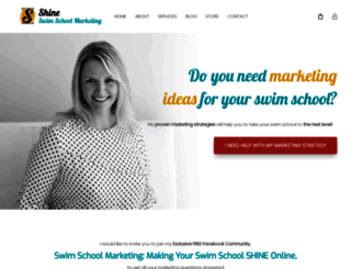 shineswimschoolmarketing.com screenshot