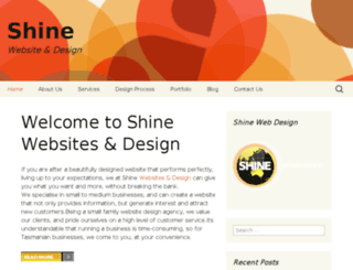 shinewebdesign.com.au screenshot