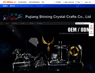 shiningcrystal.en.alibaba.com screenshot