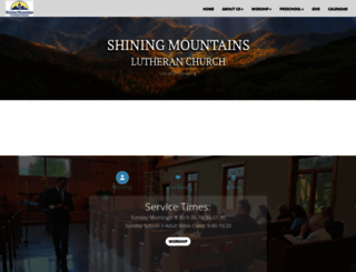shiningmountains.org screenshot