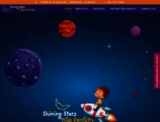shiningstarskidsdentistry.com screenshot