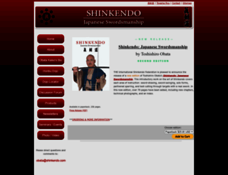 shinkendo.com screenshot