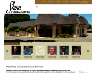 shinnfuneral.com screenshot