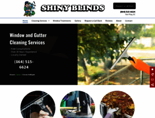 shinyblindsandwindows.com screenshot