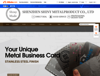 shinymade.en.alibaba.com screenshot