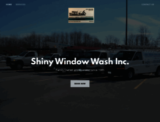 shinywindowwash.com screenshot