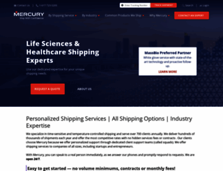 ship-mercury.com screenshot