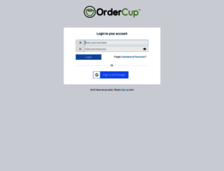 ship.ordercup.com screenshot
