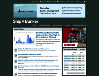 shipandbunker.com screenshot