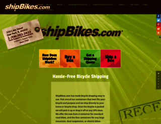 shipbikes.com screenshot