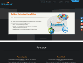 shipdesk.in screenshot