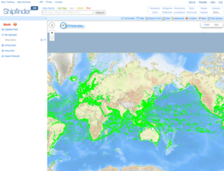 shipfinder.com screenshot