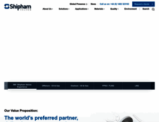 shipham-valves.com screenshot