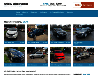 shipleybridge.co.uk screenshot