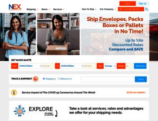 shipnex.com screenshot