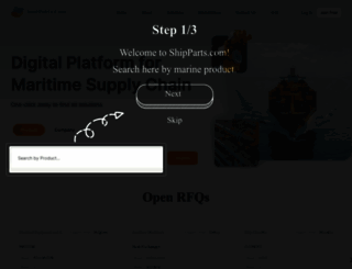 shipparts.com screenshot