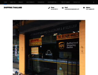 shipping-thailand.com screenshot
