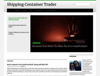 shippingcontainertrader.com screenshot