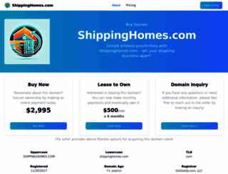 shippinghomes.com screenshot