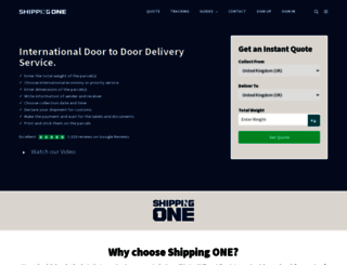 shippingone.com screenshot