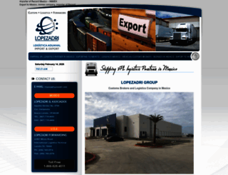 shippingtomexico.com screenshot