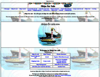ships-for-sale.com screenshot