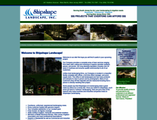 shipshapelandscape.com screenshot