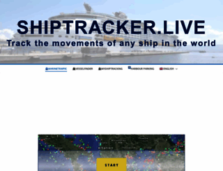 shiptracker.live screenshot