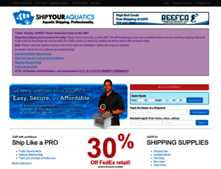 shipyouraquatics.com screenshot