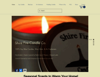 shirefirecandles.com screenshot