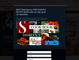 shirlyns.com screenshot