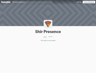 shirpresence.tumblr.com screenshot