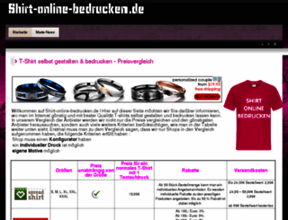 shirt-online-bedrucken.de screenshot