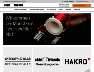 shirtfriends.com screenshot
