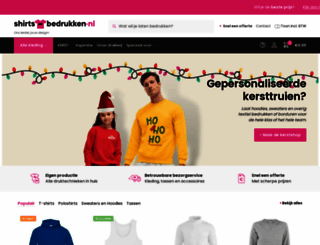 shirts-bedrukken.com screenshot