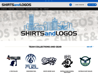 shirtsandlogos.com screenshot