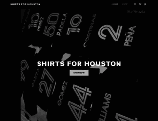 shirtsforhouston.com screenshot
