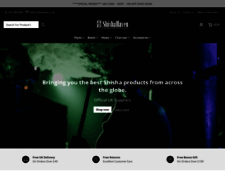 shishahaven.co.uk screenshot