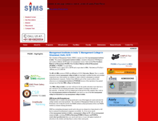 shivaims.edu.in screenshot