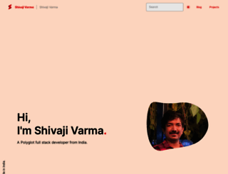 shivajivarma.com screenshot