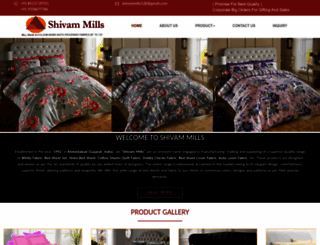 shivammills.com screenshot