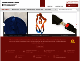 shivamnarrowfabrics.com screenshot