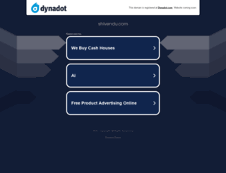 shivendu.com screenshot